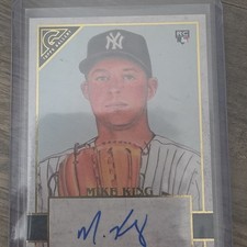 Topps 2020 Gallery Mike King Rookie Autograph Insert New York Yankees #48