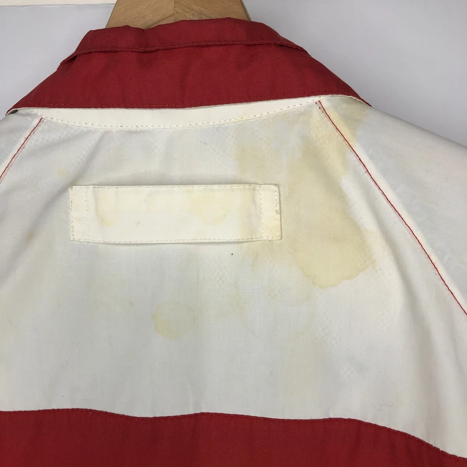 Chaqueta cortavientos Haggar de colección años 90 equipo náutico vela bombardero talla L pescador Foto 3 de 4