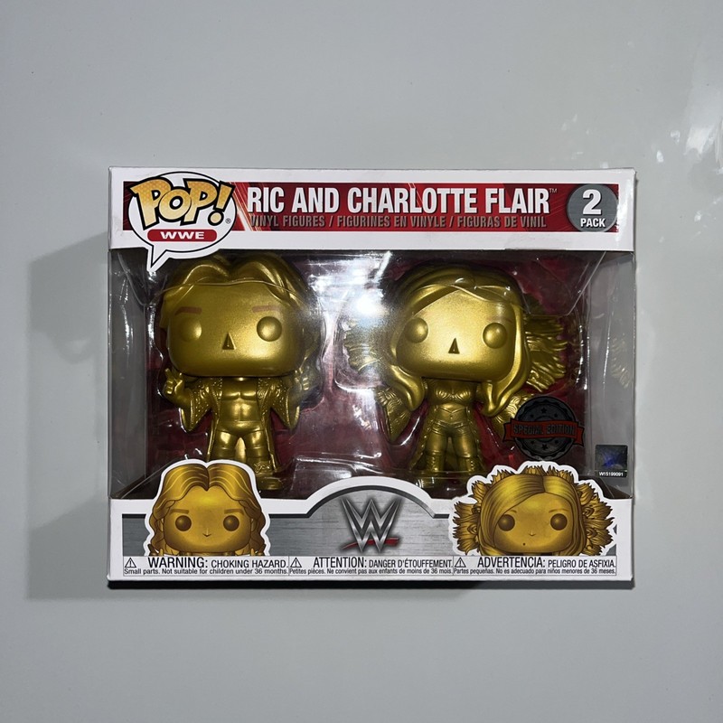 Funko Pop! WWE Ric And Charlotte Flair 2 Pack Special Edition