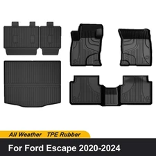 Car Floor Mats Trunk Mat Cargo Liner Backrest Mat For Ford Escape 2020-2025