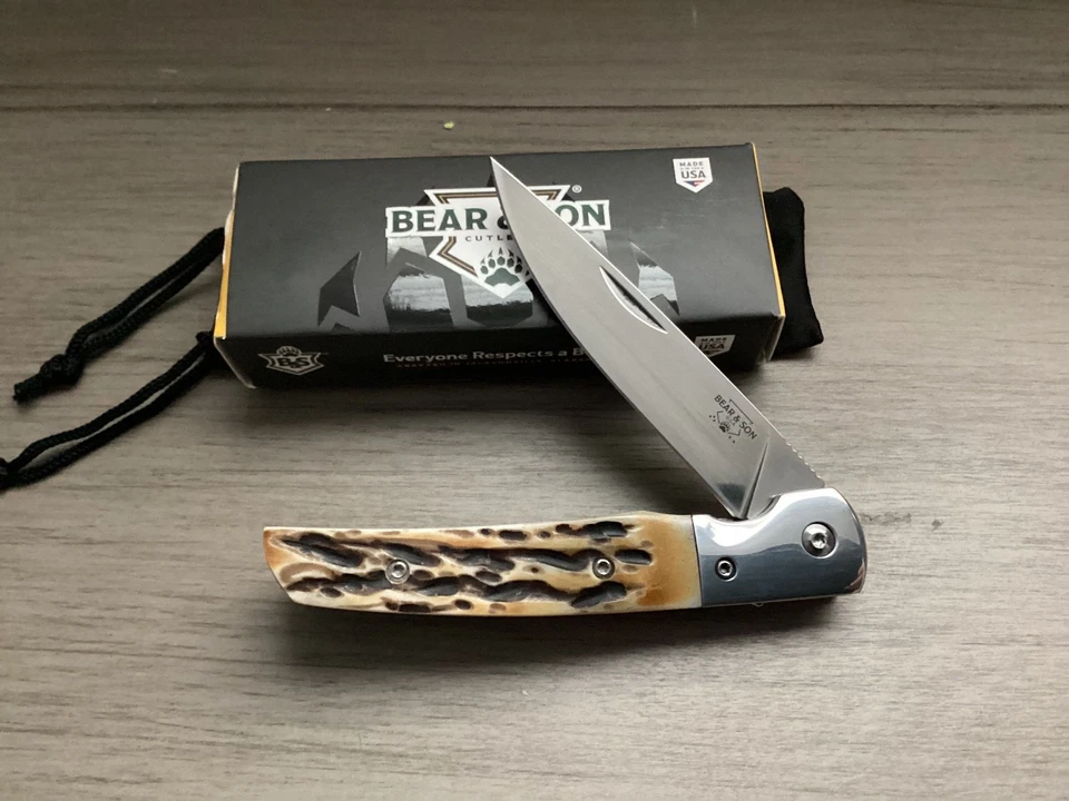 Bear and Sons RANCHER РАМКА ОЛЕНЬ ПАПКА D2 ЛЕЗВИЕ BC521 - Изображение 4 из 4