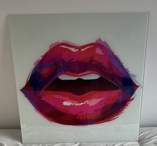 Wall Art - Red Lips - 70 x 70cm