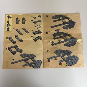 Lego Renegade 6954 Blacktron Space 100% Complete Vintage Set 1987 w Instructions