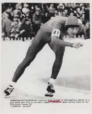 Peter Mueller Austria Olympic 1000m Speed Skating Gold 1976 - Original Photo