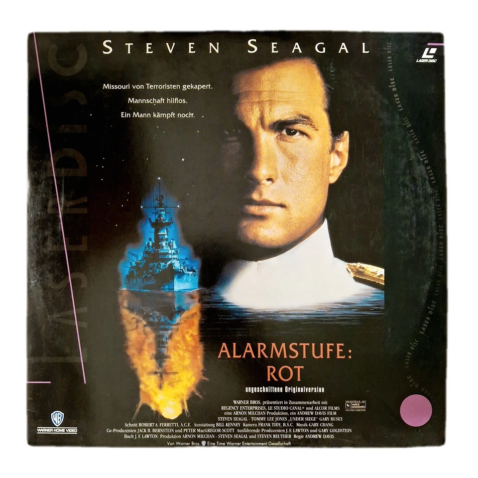 Alarmstufe Rot Laserdisc Deutsch – Steven Seagal – Actionfilm – Sammler Rar - Bild 2 von 4
