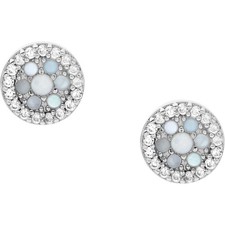 Orecchini   A Bottone donna Fossil  JFS00518040
