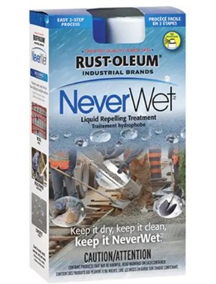 Rust-Oleum NeverWet Spray Water Proof Liquid Repelling 2-Step Treatment Clear