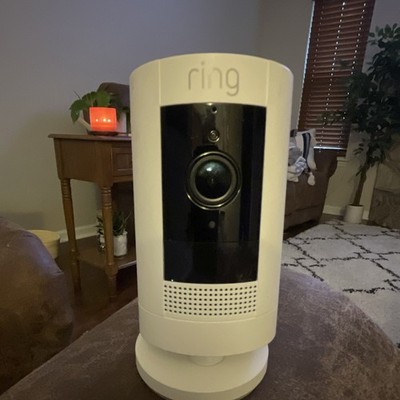 Ring Stick Up Cam Indoor Wi Fi 1080p Camera Alexa 2 Way Audio White/Black