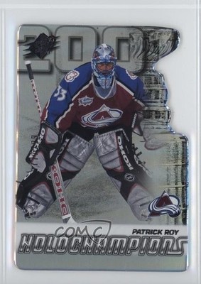 2022-23 SPx HoloChampions 77/299 Patrick Roy #HC-PR HOF 1e7g