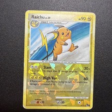 Raichu 3/17 POP Series 9 Reverse Holo Rare 2009 Pokemon Card Lightly Played LP