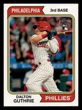 Dalton Guthrie RC 2023 Topps Heritage #305 Rookie Philadelphia Phillies Mint