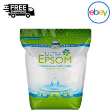 Saltworks Ultra Epsom Maximum Strength Premium Epsom Salt Crystals, 18 lb Bag
