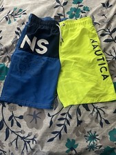 Boy s Nautica Swim Trunks Size L 14-16
