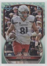 2022 Bowman U Chrome Aqua Wave Refractor 221/299 Josh Whyle #89 13p2