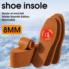 Natural Warm Wool felt insoles WOMEN MEN Deodorant Breathable Insoles L6R9 V3L6