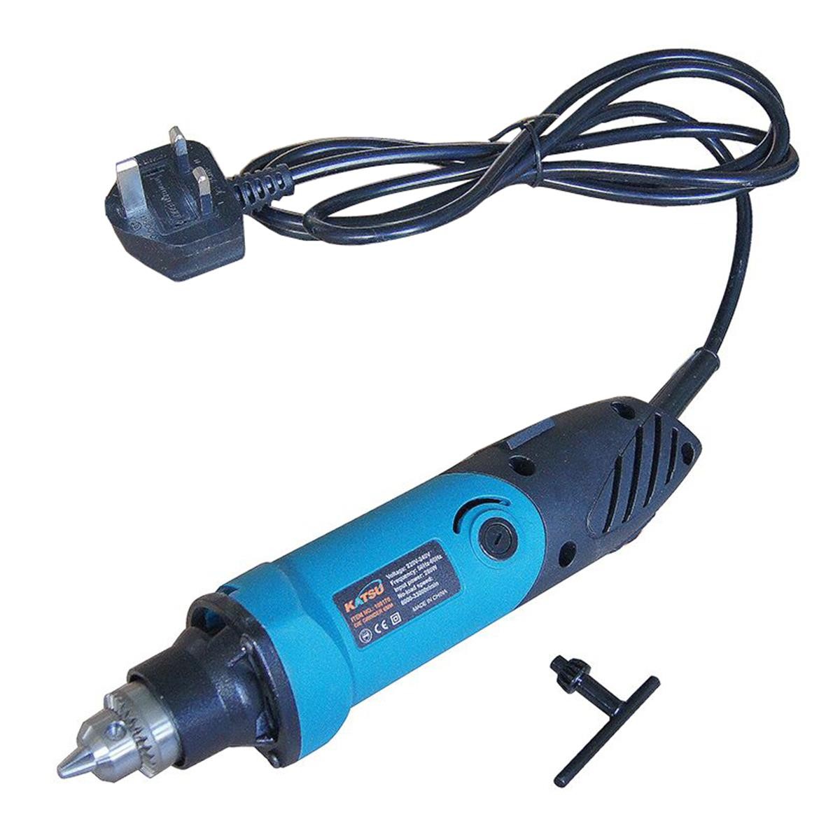 KATSU 6mm Die Grinder 185W Electric Engraving Carving Tool 28000RPM
