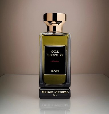 GOLD SIGNATURE Maison Massimo Paris Extrait de Parfum 100 ML  Unisex 3.4oz Fl