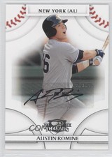 2008 Donruss Threads Auto Black Box 2/4 Austin Romine #51 Auto 0w7