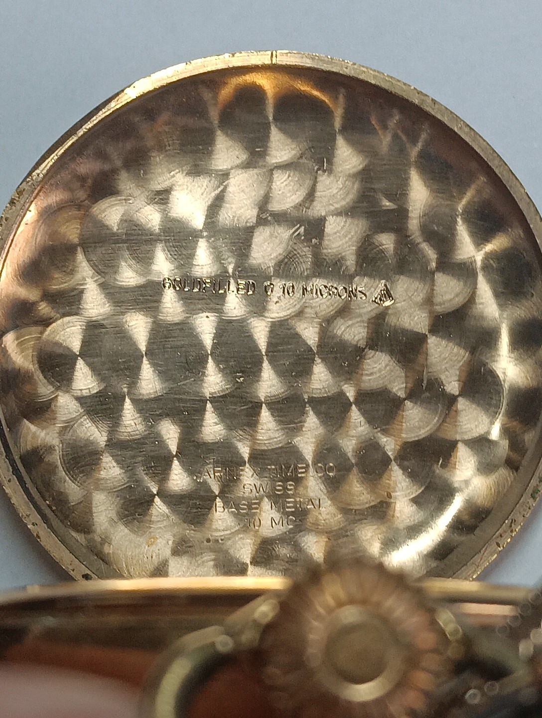 Vintage Arnex 17 Jewel Incabloc Mechanical Pocket Watch Working