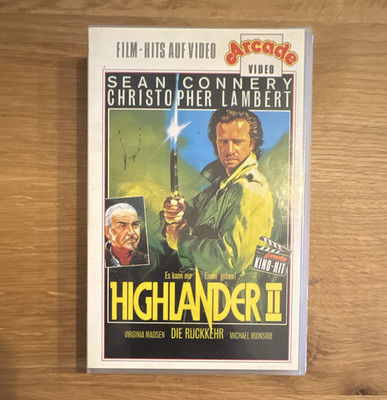 Highlander II   Die Rückkehr VHS Action/Fantasy FSK 16 PAL 1991 Mulcahy Connery