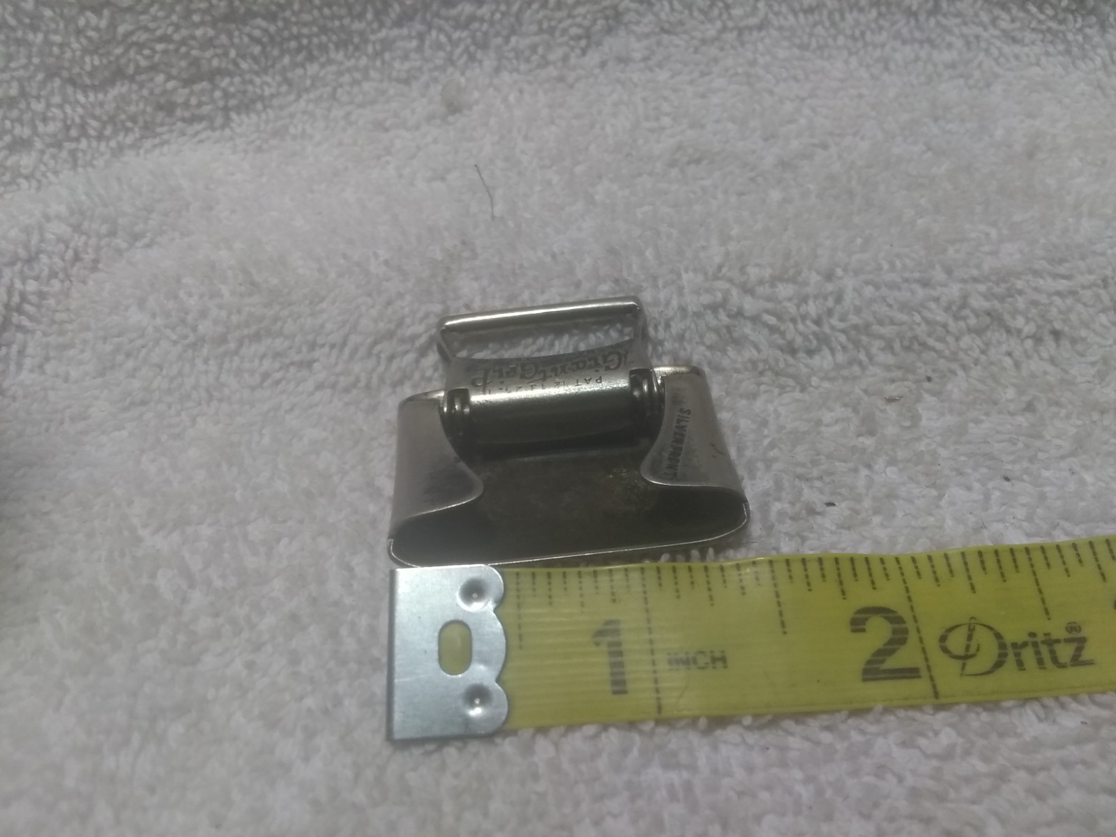 Small Solid Silver Front Engraved Giant Grip Repl… - image 11