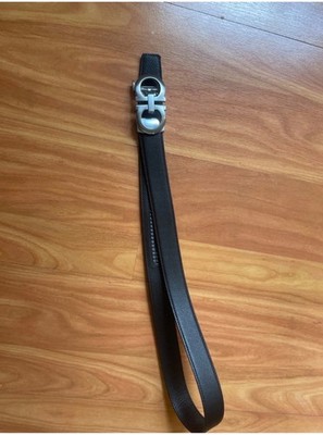 similar to Salvatore CONTACT ME! Ferragamo Gancini Belt Black Leather Silver