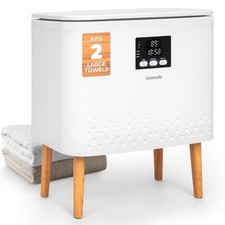 Serenelife Rectangular Towel Warmer Bucket Large Capacity Blanket And Towel