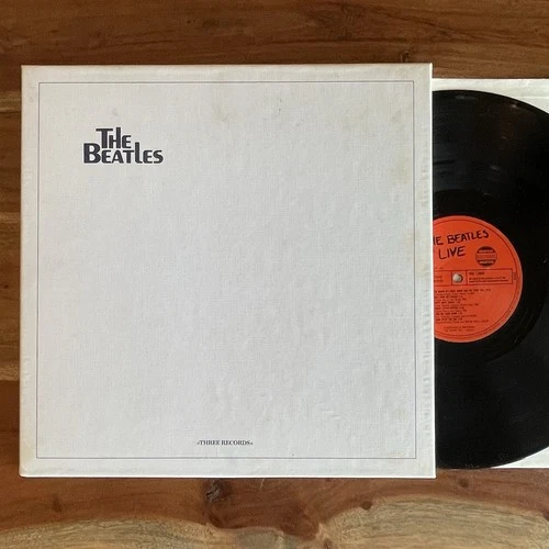 The Beatles Live / Silver Beatles 3 LP Box Set Misprint HIS 1098 10982 Excellent