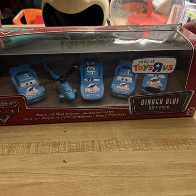 NIB DINOCO BLUE GIFT SET TOYS R US EXCLUSIVE DISNEY PIXAR WORLD OF CARS 5 PACK