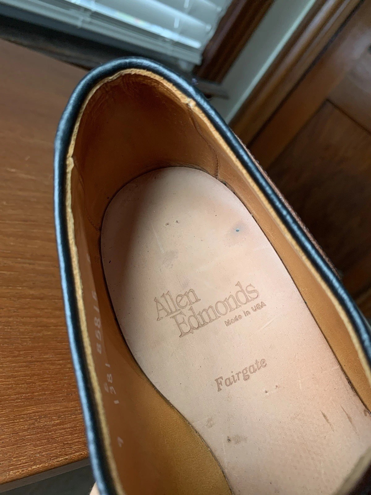 GOOD COND | ALLEN EDMONDS 9E FAIRGATE #8 SHELL CORDOVAN DRESS SHOES 9E