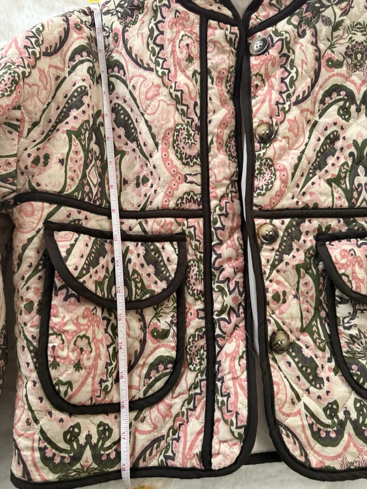 Chaqueta acolchada de cachemira Maeve Anthropologie para mujer mediana Foto 3 de 4