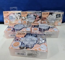 6 Pks Of 2 Invisi Bobble Spiral Hair Ring Scrunchie,(urban Safari) 