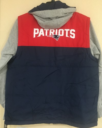 New England Patriots Herren 3 in 1 System Jacke - Wende Hoodie & Weste - NFL Lic - Bild 3 von 12