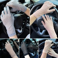 Lady Lace Driving Gloves Spring Thin Sunscreen Gloves Short Uv Protection Gloves