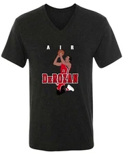 MENS V-NECK DeMar DeRozan Chicago Bulls AIR Shirt