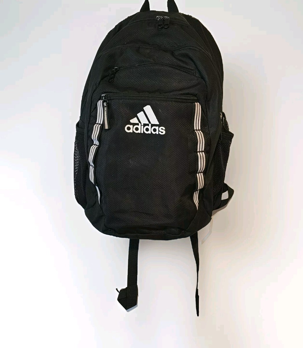 adidas excel backpack black 7 School for Laptop, Gym and Travel, 34L, Black/White 3 Stripe Webbing/7, OSFA : Electronics water bottle Adidas Excel 6 backpack, Black,