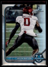 2021 Bowman University REFRACTOR Jaylen Watson Washington State Cougars #76