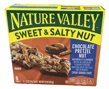 Nature Valley Sweet & Salty Nut Chocolate Pretzel Nut Granola Bars 6 bars 7.2 oz