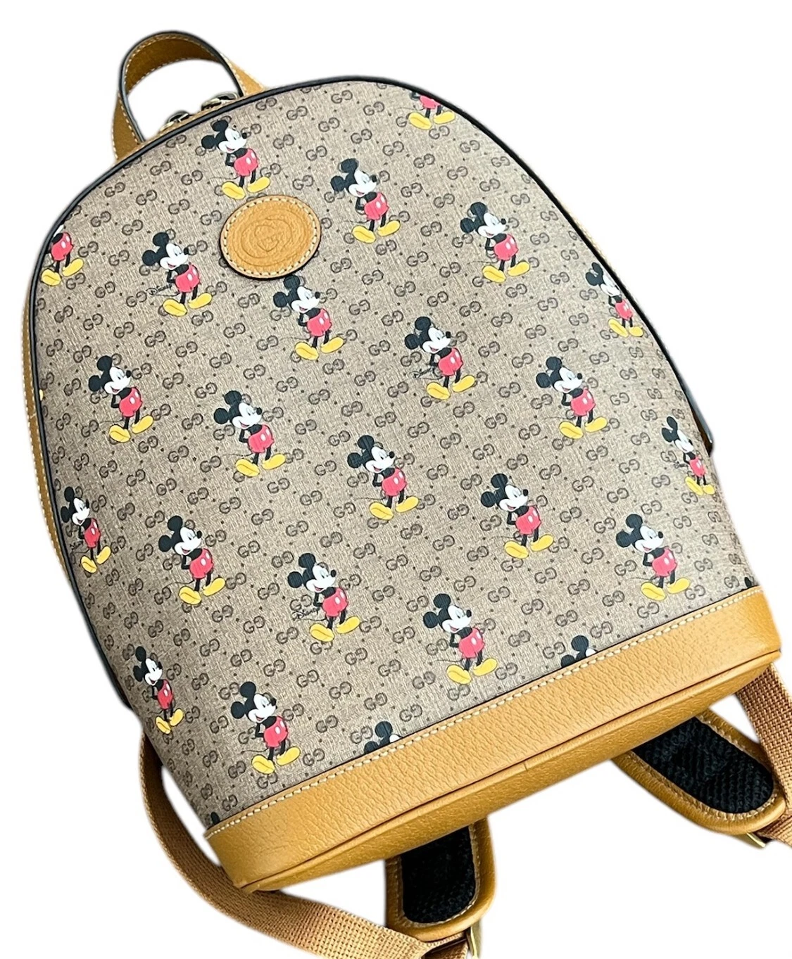 Petit sac à dos Gucci Disney 552884 GG Supreme beige ébène boîte d'origine reçus