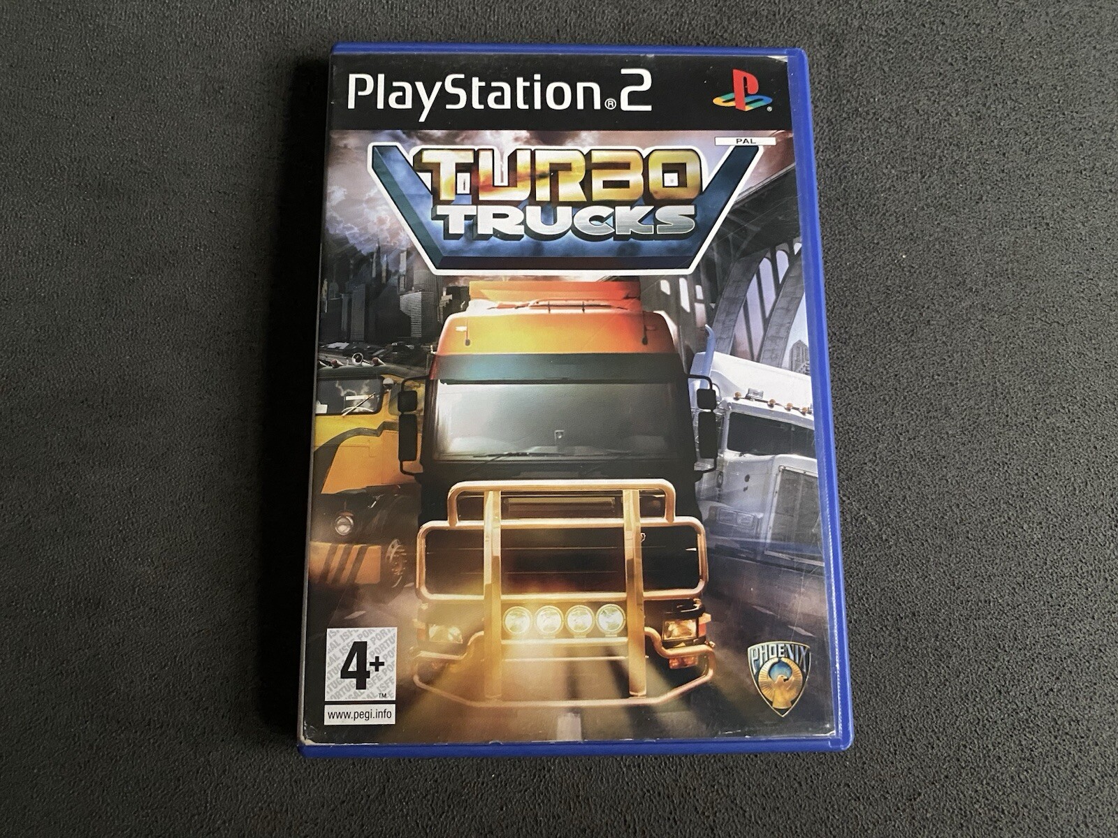 TURBO TRUCKS SONY PLAYSTATION 2 PS2 EDITION PT PAL COMPLET