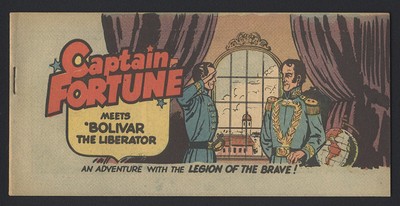 Captain Fortune Meets Bolivar the Liberator - Vital 1955 promotional mini comic