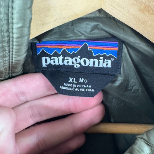 Patagonia Nano Puff Vest Men's XL Olive Green Quilted Full Zip Hiking - Picture 4 of 7