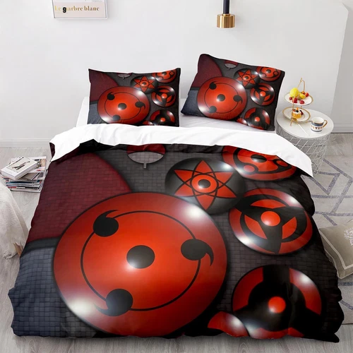 Juego de sábanas Manga Naruto funda de almohada 135x200 200x200 funda nórdica SO - Imagen 18 de 18