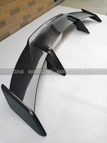 For Kia Stinger 2018-2023 DUCKBILL REAL CARBON FIBER REAR TRUNK SPOILER WING - Picture 10 of 20
