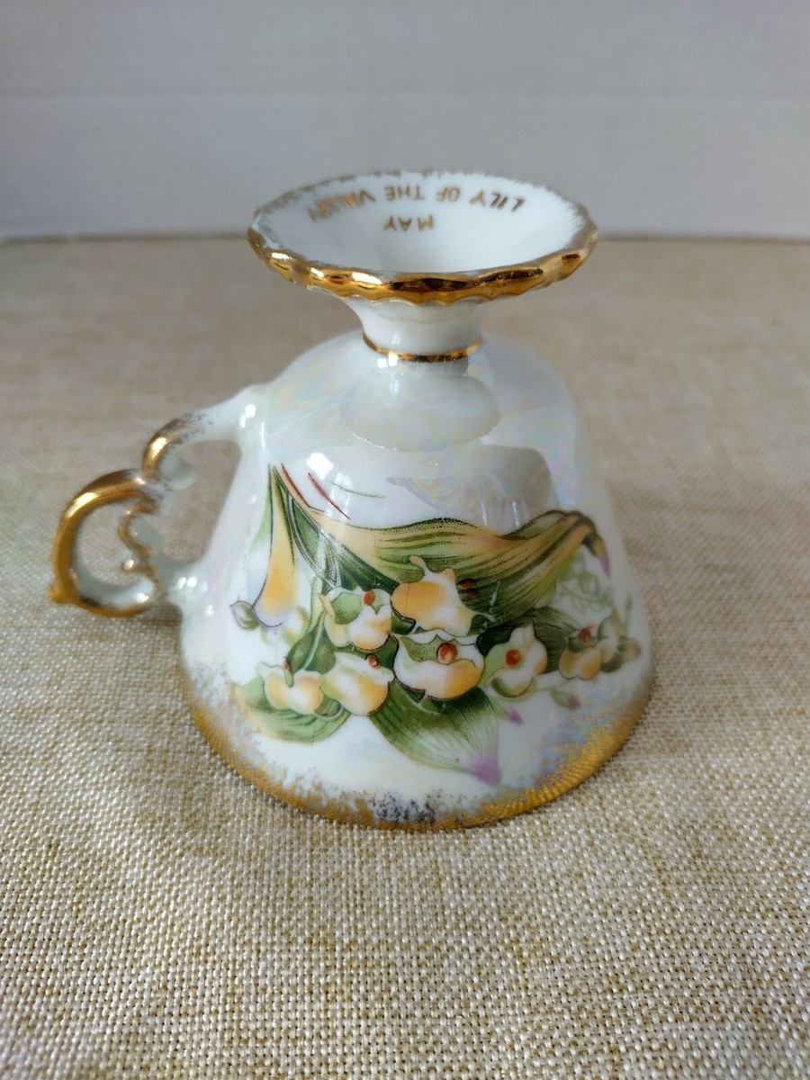 Vintage Sterling China Lily of the Valley Pattern Cup & Saucer