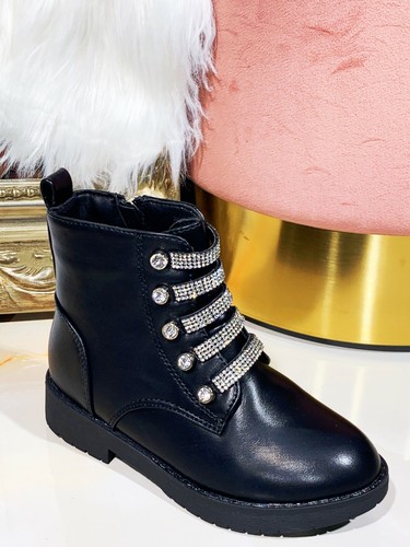 Kids Girls Children Chelsea Ankle Boots 