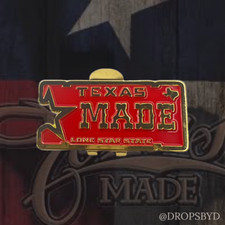 Texas Made GLD/RED Hat Blip
