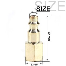 Brass Male&Female Thread 1/4 NPT Quick Coupler Set Air Hose Connector Fittings