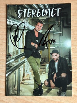 Stereoact - Autograph Card Original Signed - #S19823