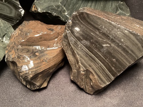 ~RW~ ROUGH/UNPOLISHED "OREGON OBSIDIAN" ~~ 12 PDS. - Picture 2 of 5